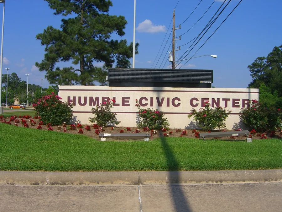 Humble Civic Center sign