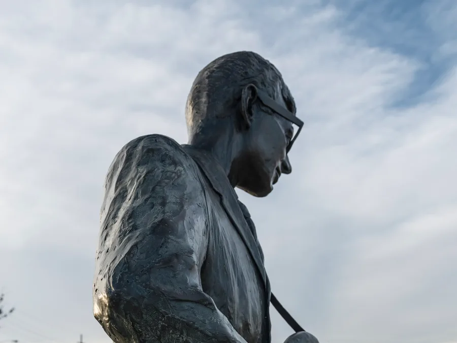 The Buddy Holly statue in Lubbock