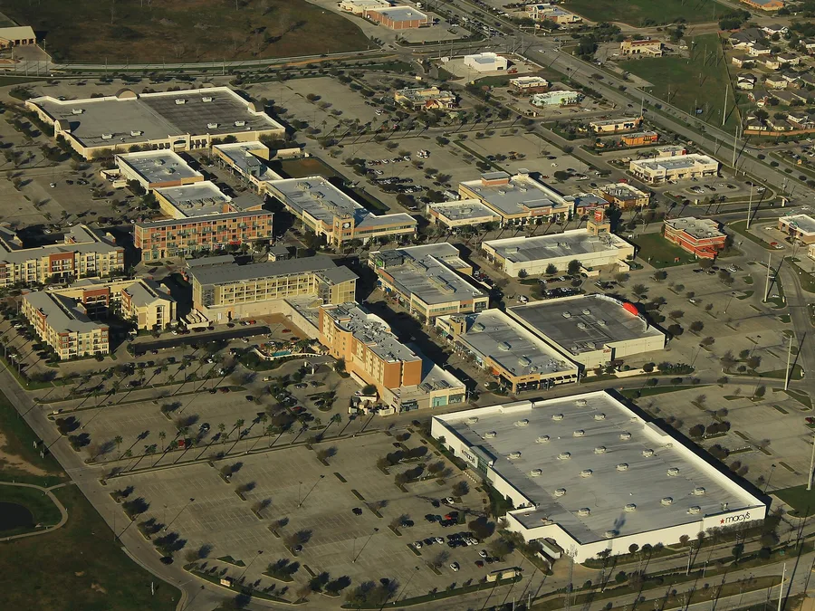 Aerial view of Pearland Town Center