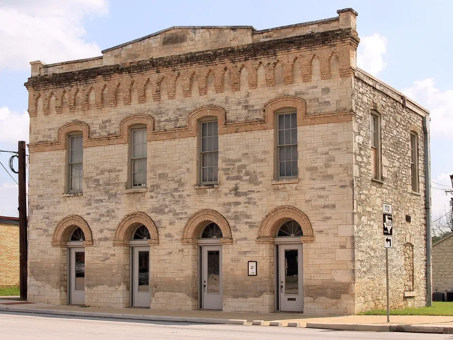 The historic Old Post Office building in Round Rock