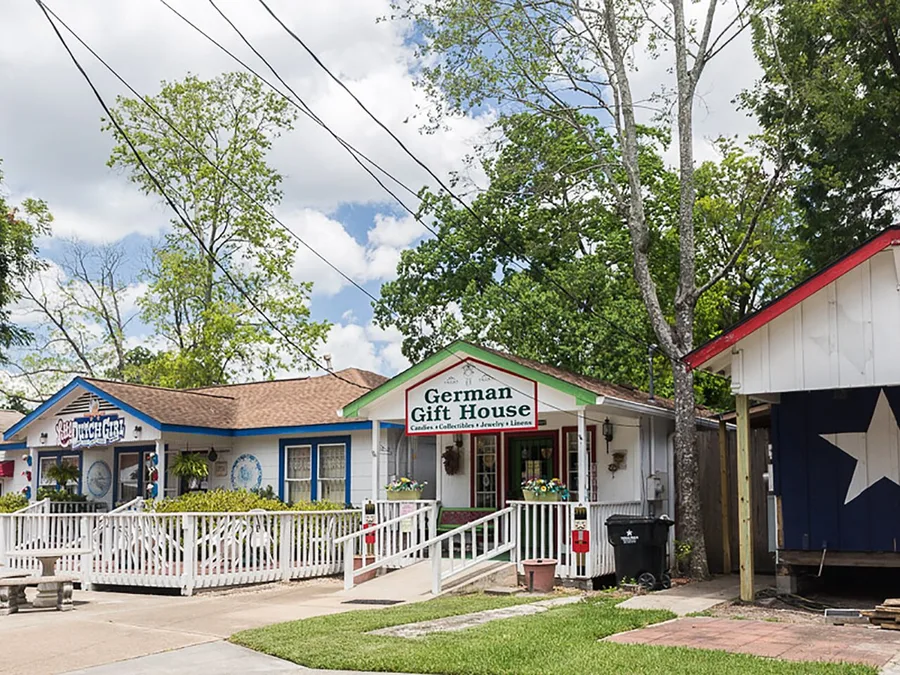 Shops along Old Town Spring's Main Street